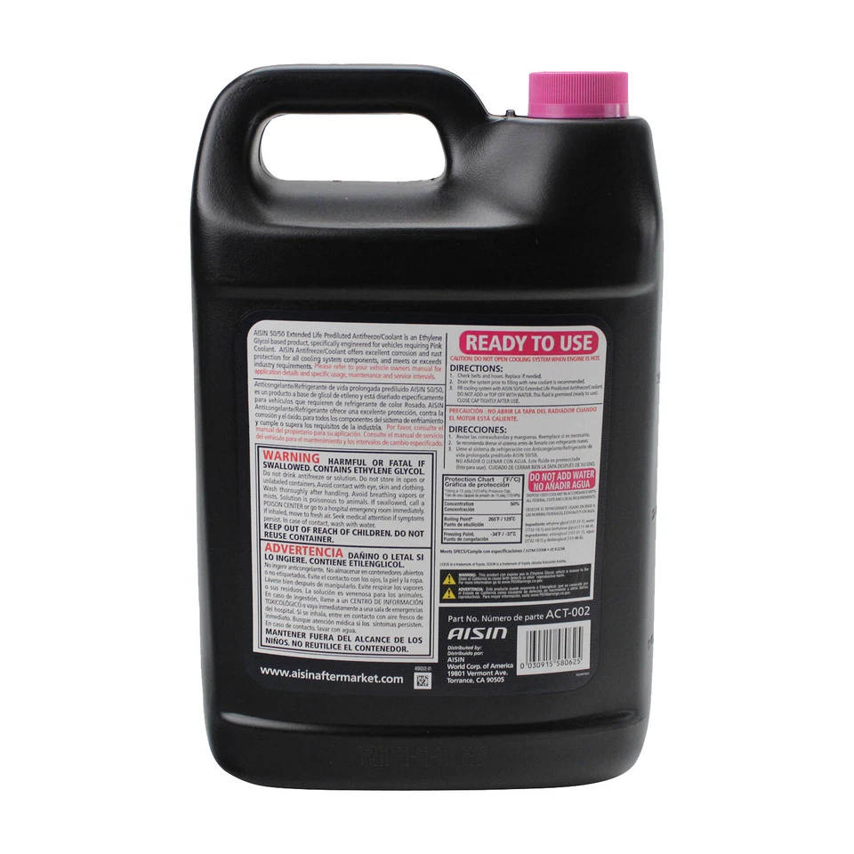 Refrigerante/anticongelante de motor Aisin para Toyota Celica 2001-2004 Foto 2 de 3
