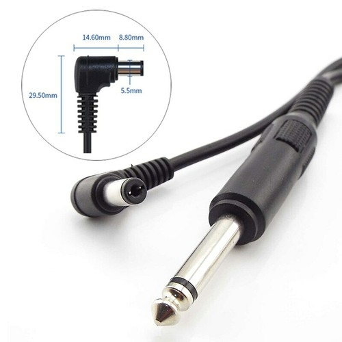 DC Connection Clip Power Supply Cord For Tattoo Pen Machine Bend/Straight Model - Picture 3 of 9