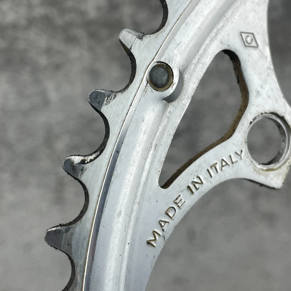 Plato Campagnolo EXA Drive 52 dientes 52/42 135 BCD 52t aleación Italia vintage Foto 3 de 4