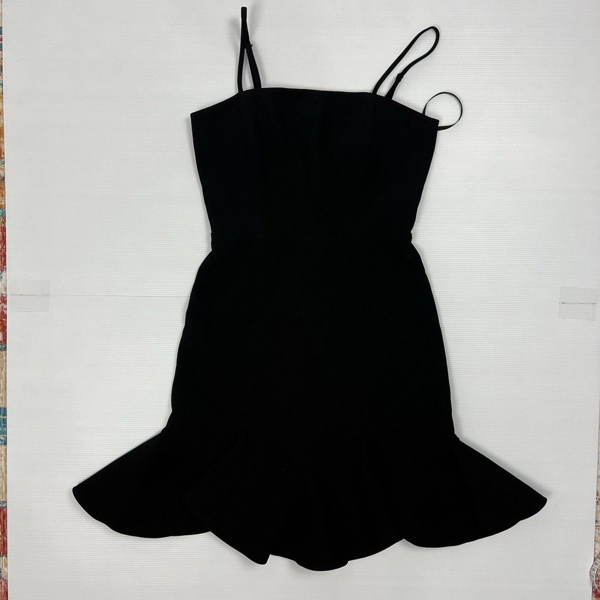 Bardot Mini Dress AU6 Black Flared Hem Cocktail Party NWT NEW