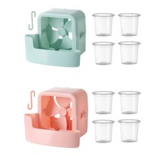 1Set with 4 Ice Cup Fan Cooling Tool Add Ice Cubes Fan Tool Set Oscillating Fan