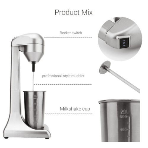 Kommerzieller elektrischer Milchstreuer Maschine Getränkemixer Smoothie Milchshake Maschine - Bild 4 von 10