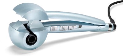 BaByliss Hydro Fusion Anti Frizz Curl Secret, Automatisch Rotierender Lockenstab & W