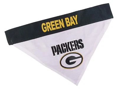 PETS FIRST NFL GREEN BAY PACKERS REVERSIBLE BANDANA for DOGS