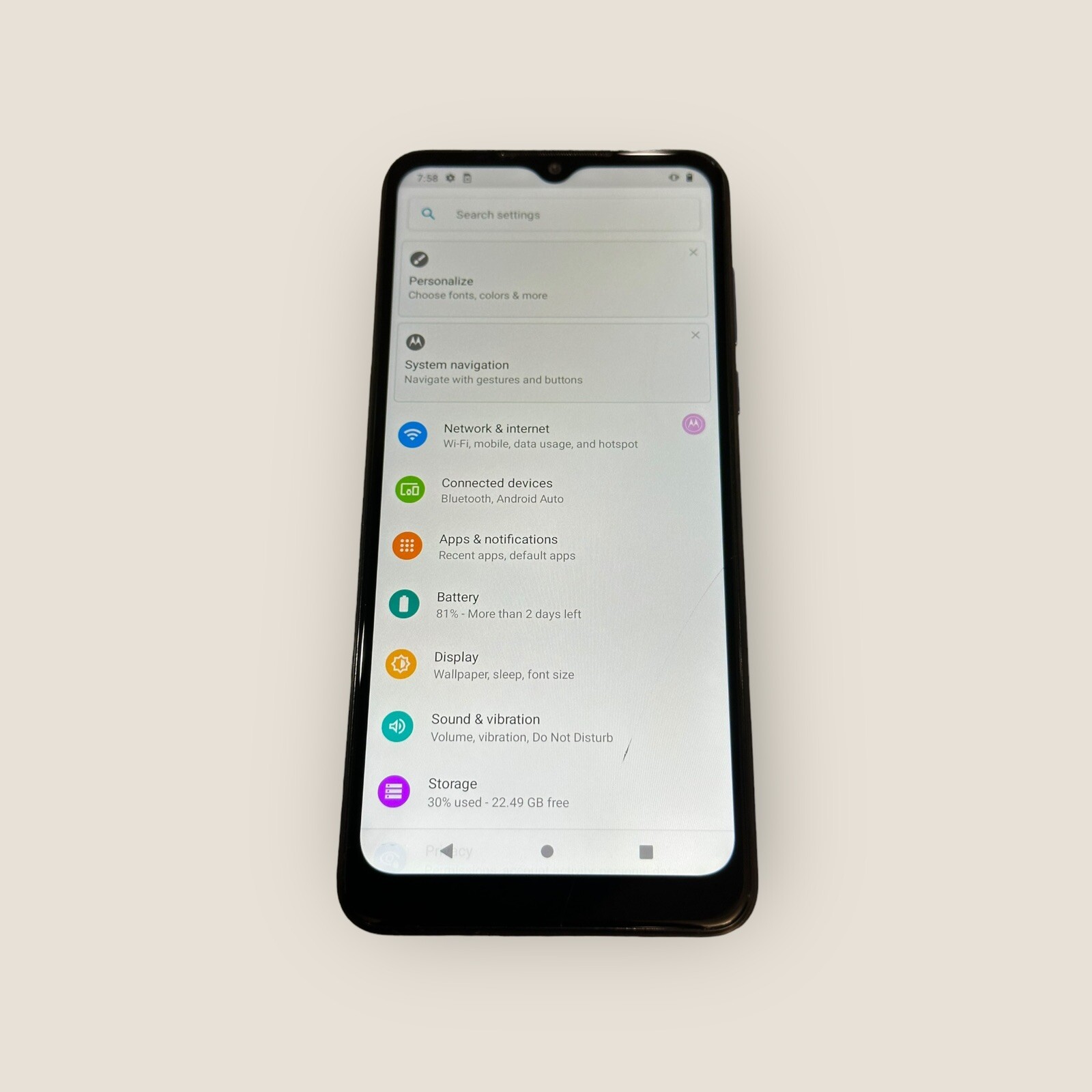 Motorola Moto G Pure (2021) 32GB XT2163DL Deep Indigo (Unlocked) 1 eBay