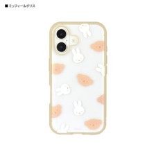 Miffy IIIfit Clear iPhone16 Case Miffy  Boris 2024 NEW From JAPAN Preorder