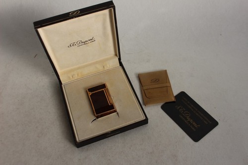 Briquet S.T Dupont Ligne 2 laque de Chine poudre d'or (41908)