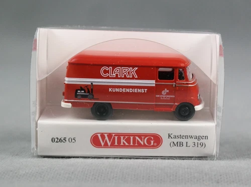 WIKING 026505/0265 05 H0,1:87 Kastenwagen (MB L 319) "Clark" NEUHEIT 2025!