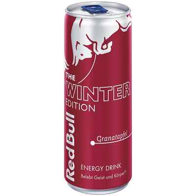 Red Bull Winter Edition 2021 Granatapfel Limited Edition - MHD Abgelaufen