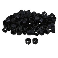 100pcs Pigeon Clip On Leg Ring Plastic Foot Rings Poultry Parrot Clip Rings Band