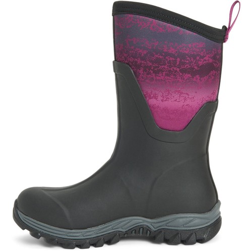 Muck Boots Arctic Sport Mid Black Rubber/Neoprene Female Wellingtons - Picture 7 of 8