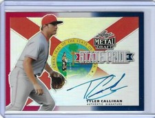 2019 Leaf Metal TYLER CALLIHAN State Pride RWB Prismatic Auto RC 5/10 Reds