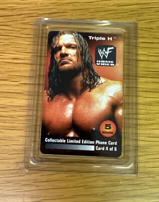 WWF Home Video Phone Cards STONE COLD RIKISHI THE ROCK CHYNA
