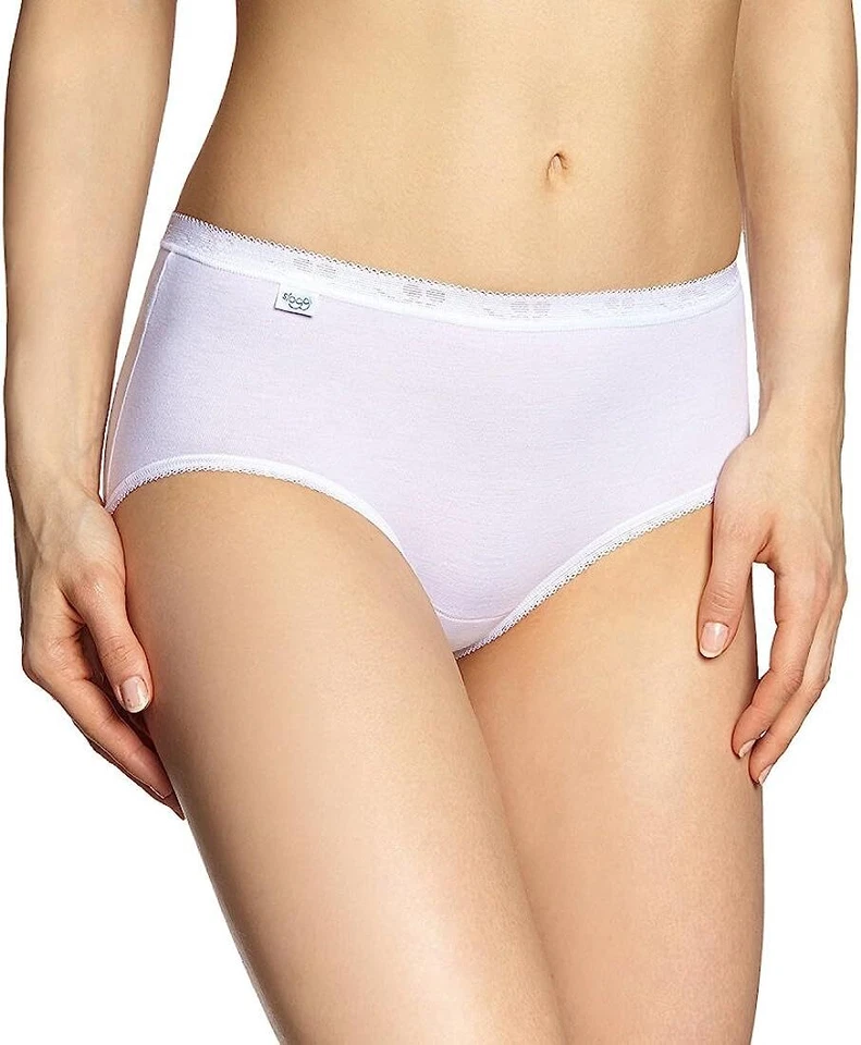 Sloggi Basic + Midi Damen Slip Baumwolle Viele Farben Neu