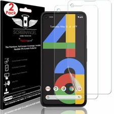 2x TECHGEAR (TPU) FULL COVERAGE Screen Protector Covers for Google Pixel 4a
