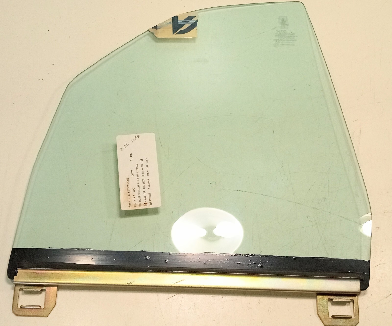 Ferrari Mondial Right Side Rear Quarter Window Glass_61757200_Cabriolet_Coupe_OE