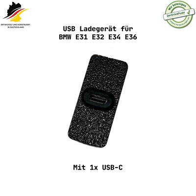 BMW E31 E32 E34 E36 USB-C Ladegerät (1x USB-C)
