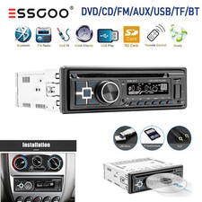 Autoradio 1 DIN CD DVD Player MP3 USB FM Bluetooth Fernbedienung SD AUX Eingang