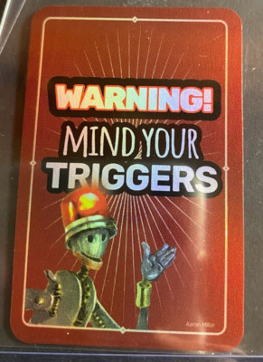 Tigger Warning Collectors Token Red Aaron Miller