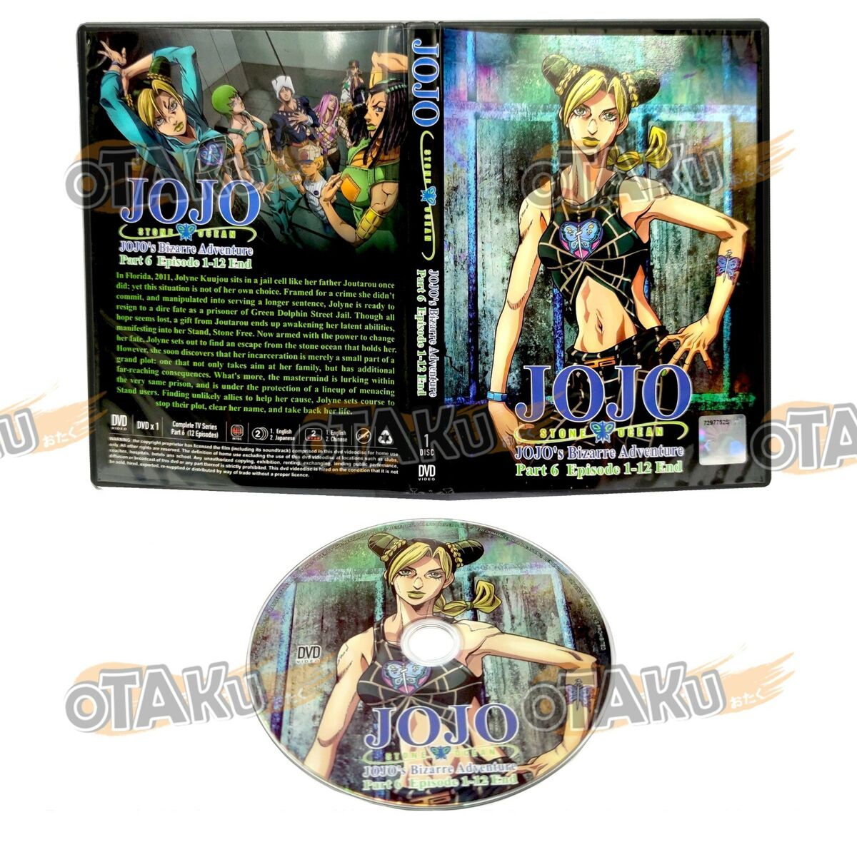 Anime DVD JoJo's Bizarre Adventure Season 1-6 + Live Action Movie English  Dubbed