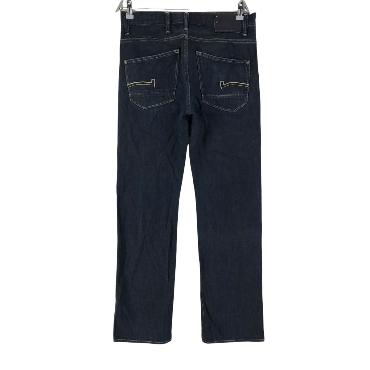 G-STAR RAW CODER Dark Blue Regular Straight Fit Jeans Size W32 L36 
