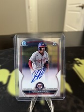2023 Bowman Chrome Yoander Rivero 1st Auto Washington Nationals CPA-YR