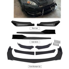 Glossy Black Front Bumper Lip Splitter Lower Spoiler Body Kit For Honda S2000 Glossy Black Front Bumper Lip Splitter Lower Spoiler Body Kit For Honda S2000