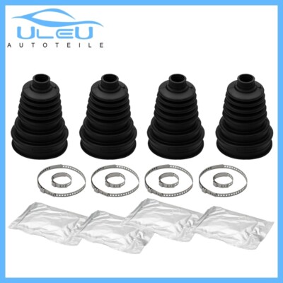 4x Universal Stretch Achsmanschetten Komplett Incl 1x Montagekegel