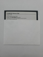 Vintage Commodore 64/128 Compute Magazine Bonus Disk August 1987