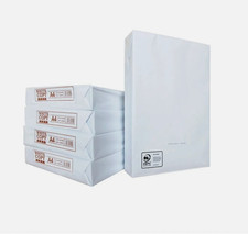 WHITE PAPER A4 PRINTER COPIER PAPER 1 BOX OF 2500 SHEETS / 5 REAMS OF 500 SHEETS
