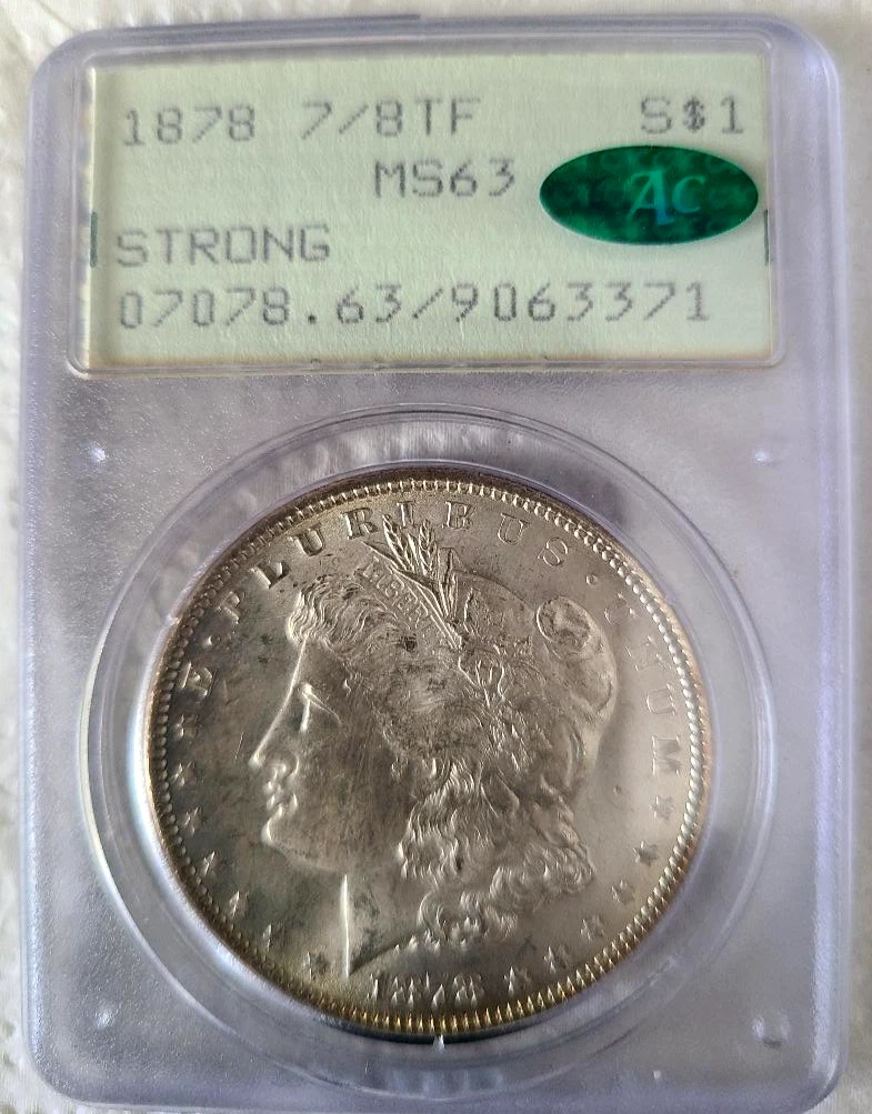 1878 MS 63 Graded Morgan US Dollars for sale | eBay