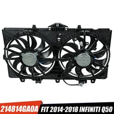 AC Radiator Condenser Fan For 2014-2018 Infiniti Q50 2.0/3.0/3.5/3.7L 214814GA0A
