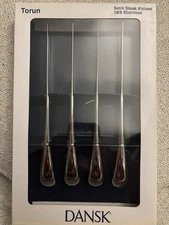 Dansk TORUN stainless - set of 4 steak knives NEW