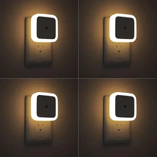 Night Light, Night Lights Plug into Wall 4-Pack, Nightlight Plug in Night