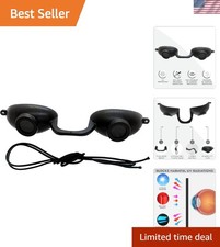Brand New Evo Flexible Tanning Bed Goggles UV Eye Protection Black Glasses