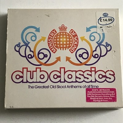 Club Classics: The Greatest Old Skool Anth Of All Time 3 x CD Alb 2004   EX/EX