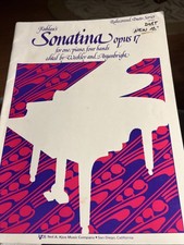 Kjos Kuhlau Sonatina Opus 17 Piano Four Hands Edited Weekley Arganbright Edition