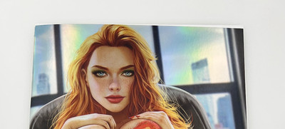FLAWED: M HOUSE COMICS Mary Jane Spider-Man HOMAGE Sidney Augusto NICE FOIL