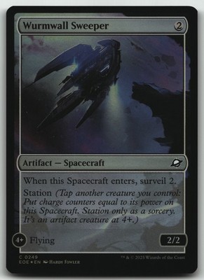 Wurmwall Sweeper foil C Edge of Eternities 249 NM