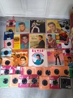 Elvis Presley Vinyl 9 LP and 28 45s job lot -hand in mine loving you blue hawaii