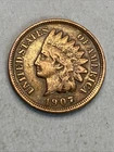 1907 Indian Head Cent Penny - Extra Fine Condition