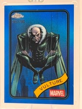 2025 Topps Chrome Marvel - Vulture #5 Blue Refractor /299