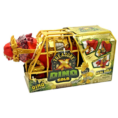 Treasure X Dino Gold Dinosaur Dissection T-REX w/ Exclusive Hunter Figure