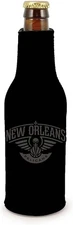 New Orleans Pelicans 2-Pack Zipper Bottle Tonal Black Beverage Insulator...