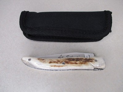 Le Select Creation Robert David Stag French Knife Made in France Laguiole