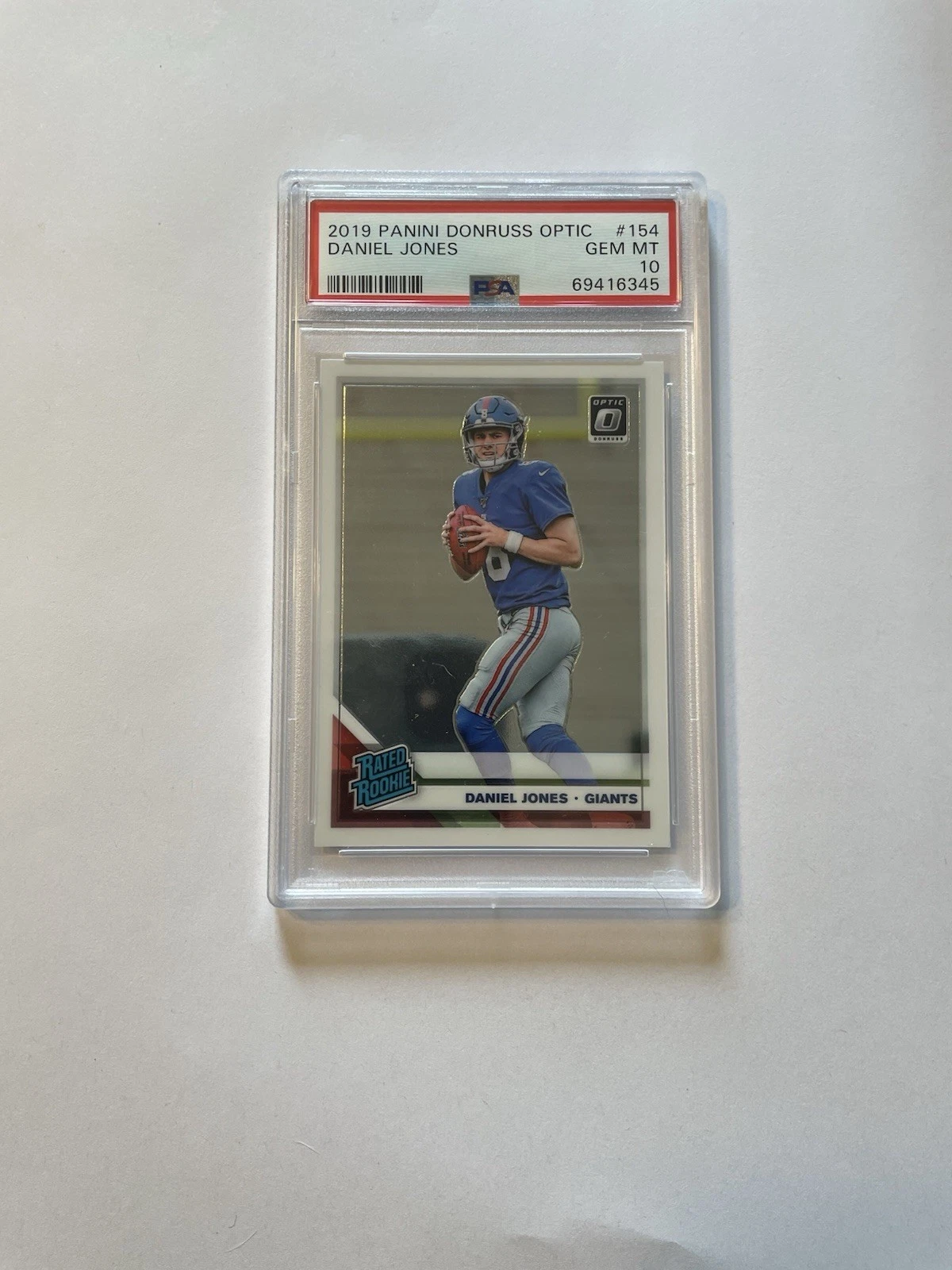 Daniel Jones trading card