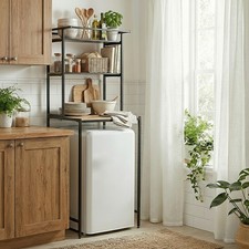 3 Tier Over Fridge Storage Rack Bathroom Laundry Washing Machine Shelf Organizer