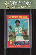 1971 Topps 91 Mercury Morris Rookie Crease