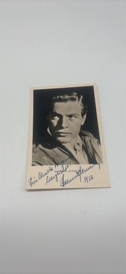 Autograph card actor signed UFA film photo GDR DEFA 0352
