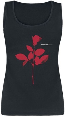 Depeche Mode Top Damen Rose schwarz XXL